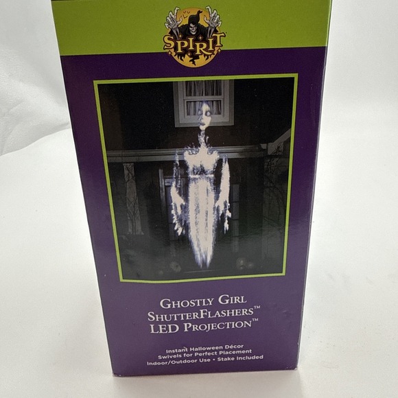 Shutter Flashers™ Spooky Female Projection Spotlight - LightShow® Halloween LED - Picture 2 of 4